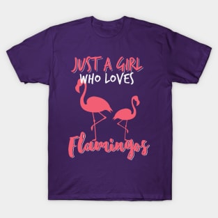 Flamingo Love - Summer Flamingo Girls T-Shirt